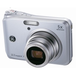 GE A1250 12.2 megapixel digital camera, 5X Optical zoom, Panorama (Silver)